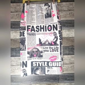 Brush pencil skirt size M